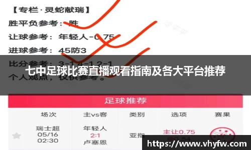 七中足球比赛直播观看指南及各大平台推荐